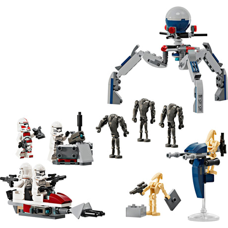 Paquete de batalla Lego Star Wars Clon Trooper™ Battle Droid™ - 75372