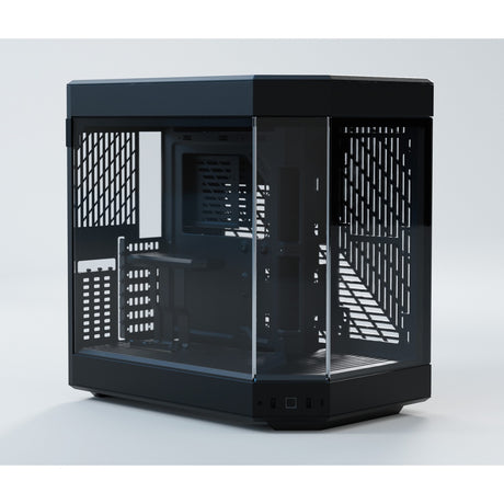 Carcasa de torre midi Hyte y60 (negro | 3x USB-A | vidrio templado)