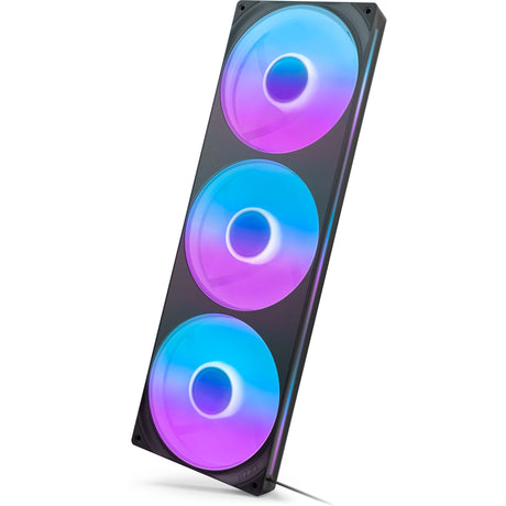 Nzxt f420 rgb core ventiladores de caja (negro, 3 piezas, 420 x 140 x 26 mm)