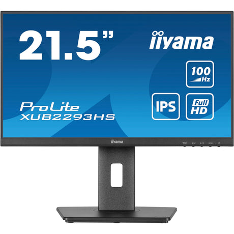 Monitor Iiyama prolite xub2293hs-b6 21,5 (negro, hdmi, display port)