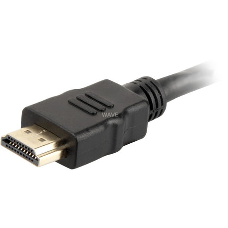 Cable HDMI de alta velocidad Sharkoon con Ethernet (negro, 3 metros, 4k, chapado en oro)