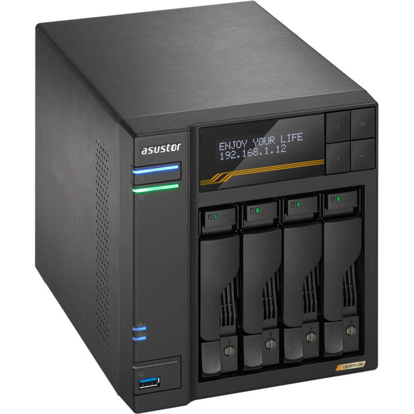 Asustor lockerstor 4 as6804t nas (negro)