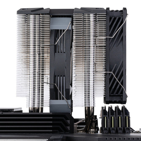 Silverstone SST-HYD140-ARGB Enfriador de CPU (Conector de ventilador PWM de 4 pines, ARGB de 4-1 pines (LED de 5 V))