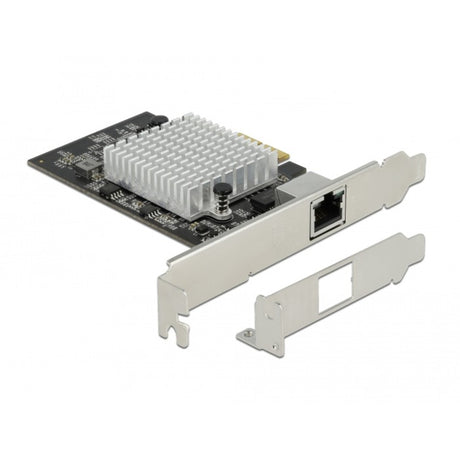 Delock tarjeta pcie x2 1x rj45 adaptador de red lan de 10 gigabits aqc113cs