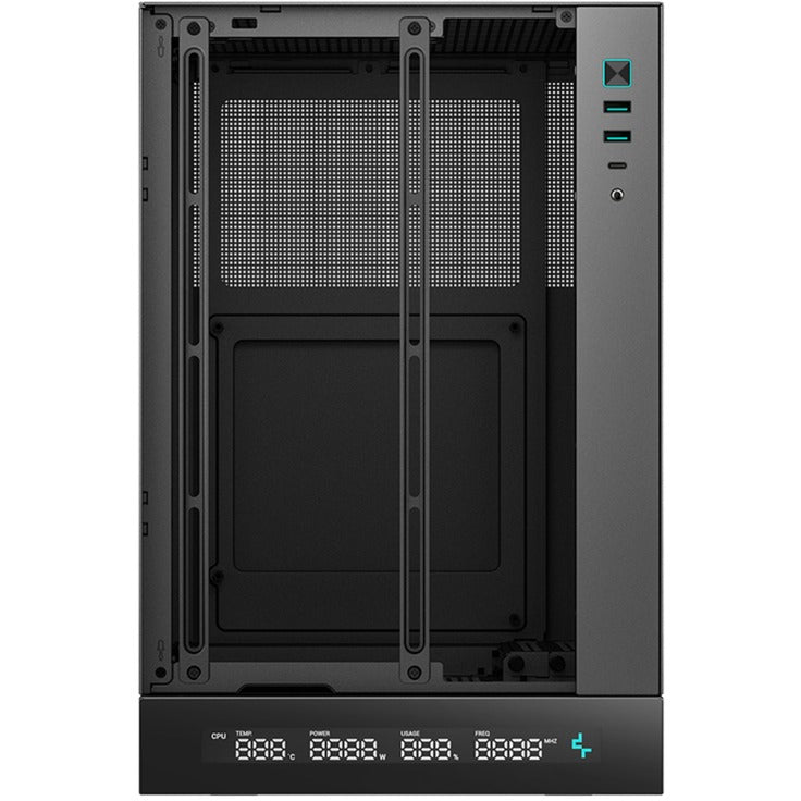 Carcasa minitorre digital Deepcool ch170 (negro | 2x USB-A | 1x USB-C)