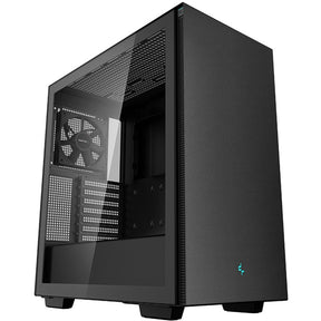 Carcasa torre midi Deepcool ch510 (negro | 2x USB-A | vidrio templado)
