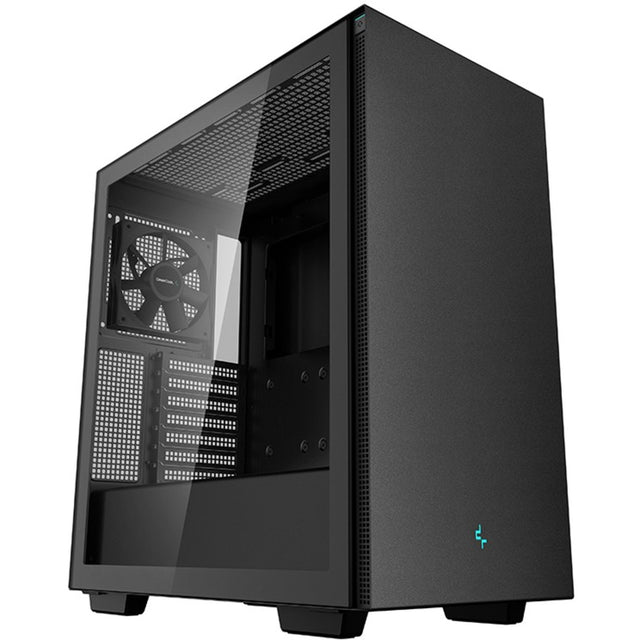Carcasa torre midi Deepcool ch510 (negro | 2x USB-A | vidrio templado)