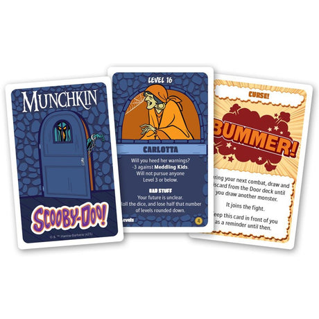 Red europea de jugadores munchkin: juego de cartas scooby-doo (inglés, 3 - 6 jugadores, 60 minutos, a partir de 10 años)