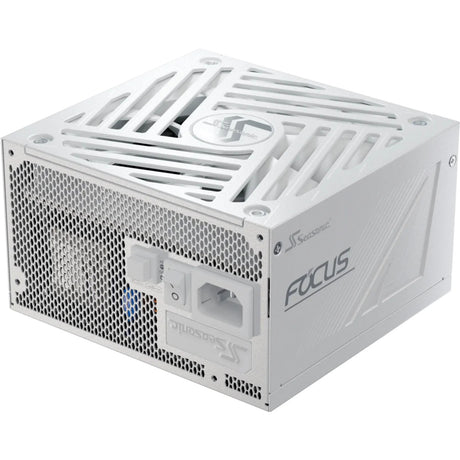 Fuente de alimentación modular Seasonic Focus GX-1000 ATX3.1 de 1000 vatios (blanco, 3x PCIe)