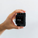 Shelly qubino wave pro 3 relé (negro, z-wave)