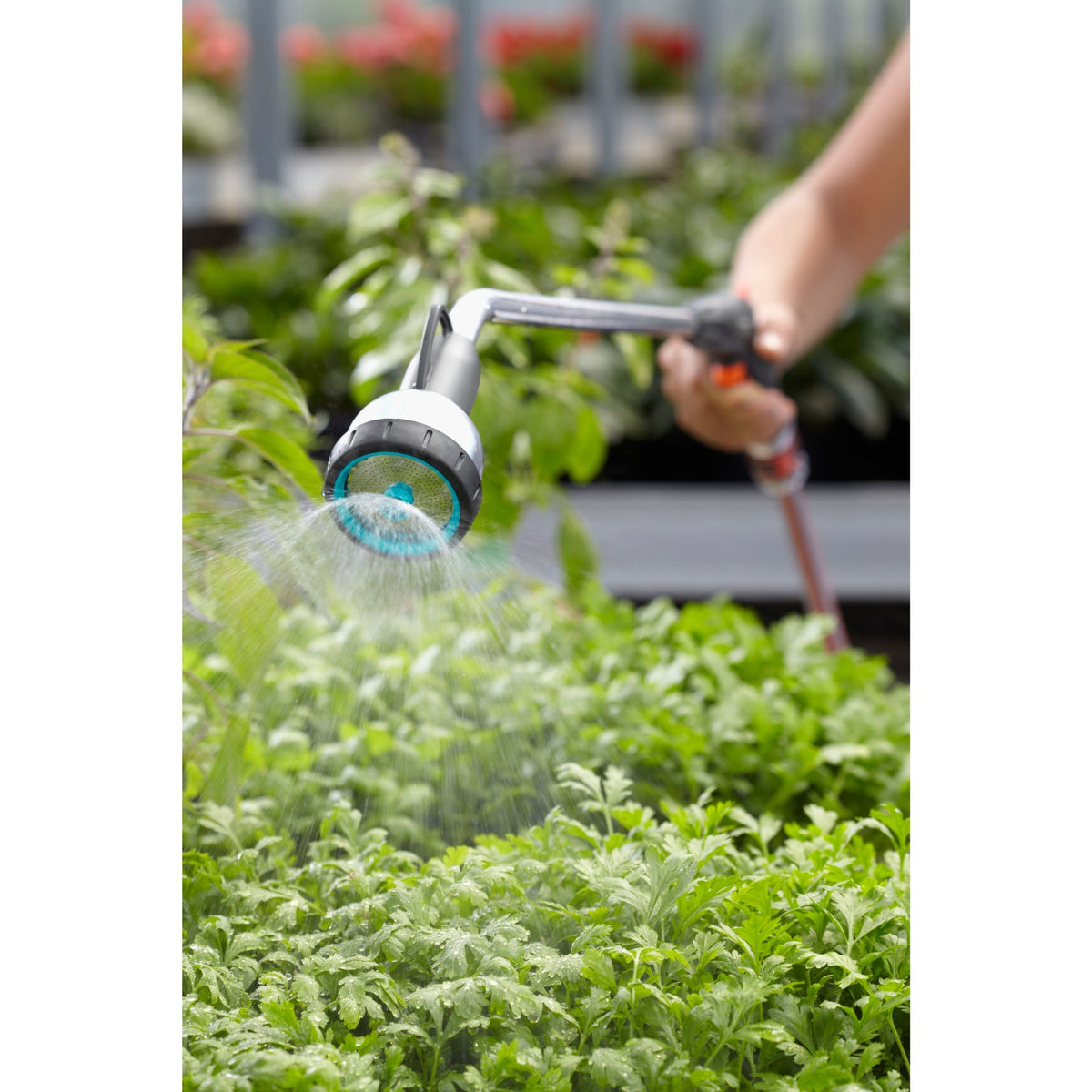 Cabezal rociador premium Gardena - extensión de 90 cm - infinitamente ajustable