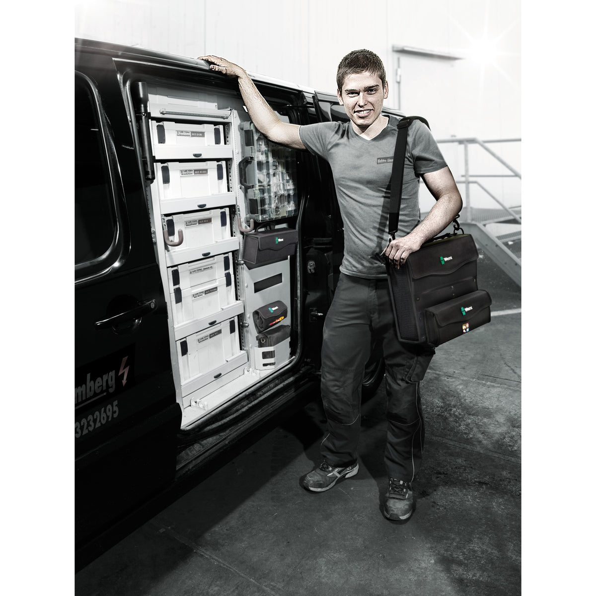 Caja de herramientas Wera 2go 3 (negro)