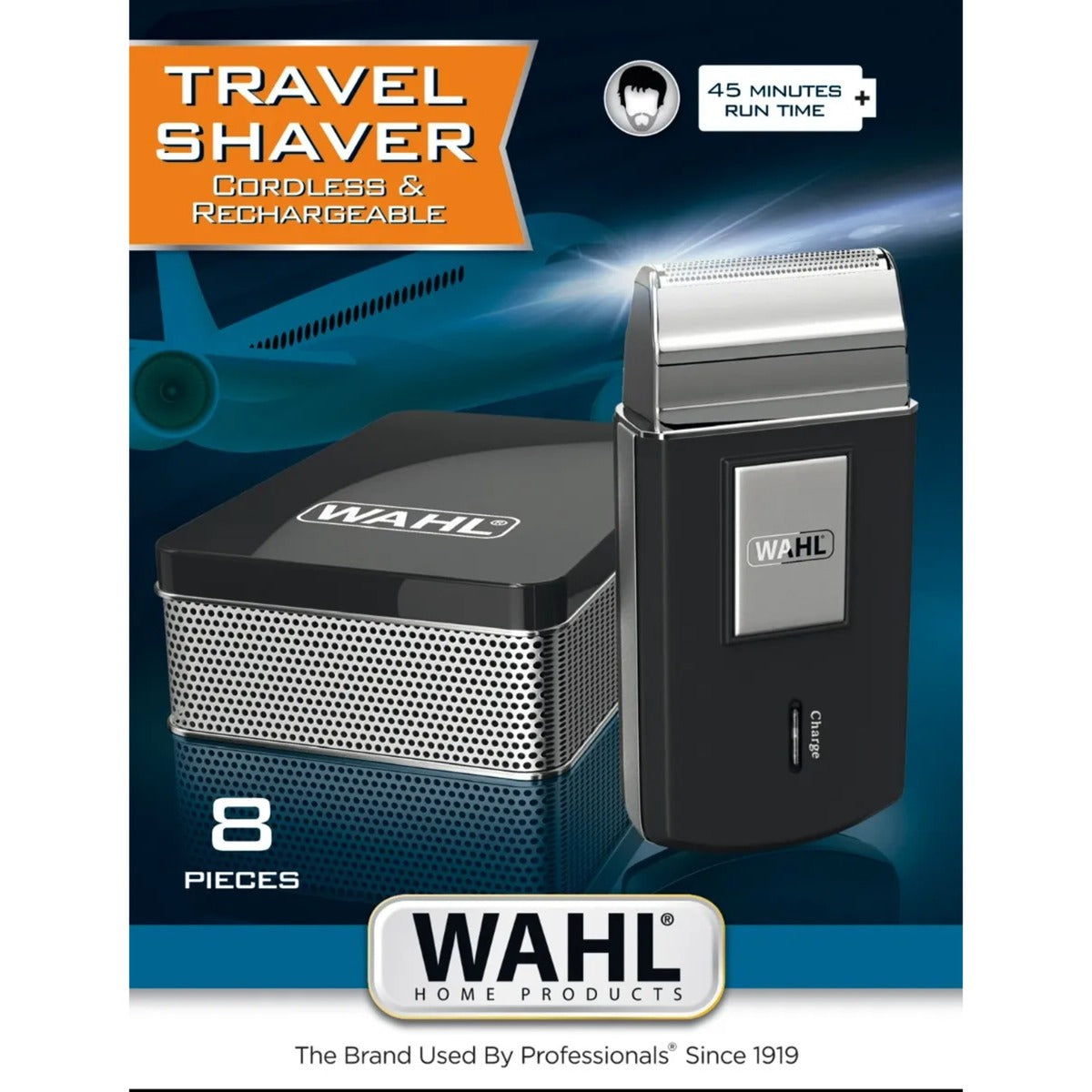 Juego de afeitadoras de viaje Wahl Home Products (blanco y negro, 8 piezas)