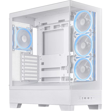 Carcasa de torre midi Asus a31 plus (blanca | 2x USB-A | 2x USB-C | vidrio templado)