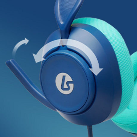 Powera Lucidsound LS10X Gen 2 Auriculares para juegos con cable - Auriculares supraaurales para juegos Mariner Blue (azul oscuro, azul claro, Xbox Series X|S, Xbox One, PC)