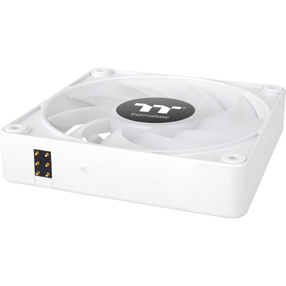 Thermaltake ct120 ex argb sync ventilador de refrigeración para pc nieve (paquete de 3 ventiladores) ventiladores de caja (blanco, 3 piezas, 120 x 120 x 25 mm, pwm)
