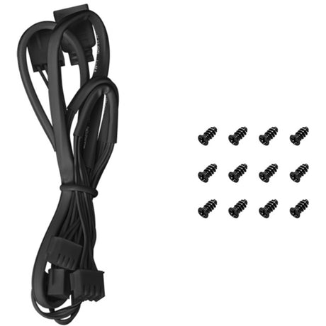 Ventiladores de caja Deepcool fd14 argb (negro, 3 piezas, 140 x 140 x 25 mm, pwm)