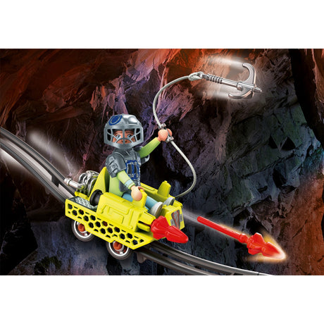 Playmobil dino rise - juguete de construcción crucero minero (70930)