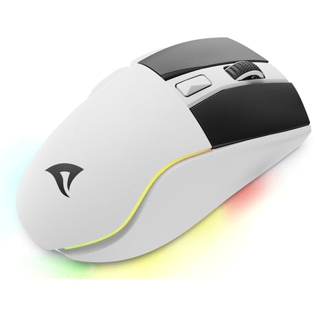Ratón para juegos Sharkoon Skiller sgm50w (blanco, 400 - 6400 ppp, LED rgb)