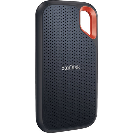 Sandisk extreme portable v2, SSD externo de 1 TB (negro naranja, SDSSDE61-1t00-G25, USB-C)
