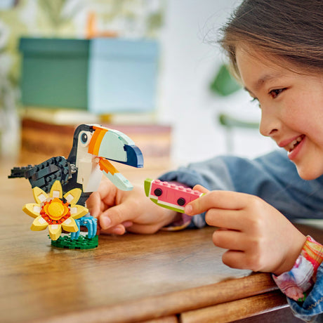 Lego ® creador 3en1 animales salvajes: tucán tropical - 31173