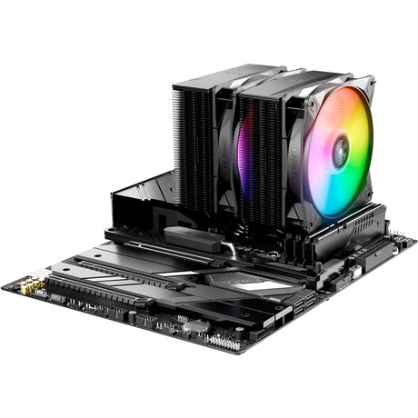 ¡Tranquilizarse! Enfriador de CPU Pure Rock Pro 3 LX RGB (negro)