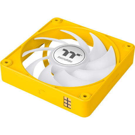 Thermaltake ct120 ex argb sync ventilador de refrigeración para pc bumblebee (paquete de 3 ventiladores) ventiladores de caja (amarillo, 3 piezas, 120 x 120 x 25 mm, pwm)