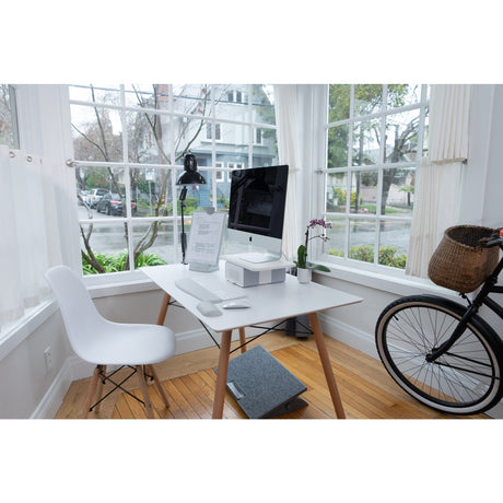 Reposapiés ergonómico Kensington smartfit solemate pro elite (gris)