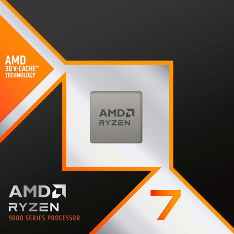 Procesador AMD Ryzen 7 9850x3D, 4,7 GHz (5,6 GHz Turbo Boost) con zócalo AM5 (desbloqueado, en caja)