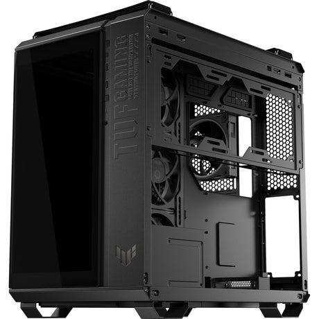 Carcasa de torre midi asus tuf gaming gt502 horizonte argb (negro | 3x usb-a | 1x usb-c | vidrio templado)