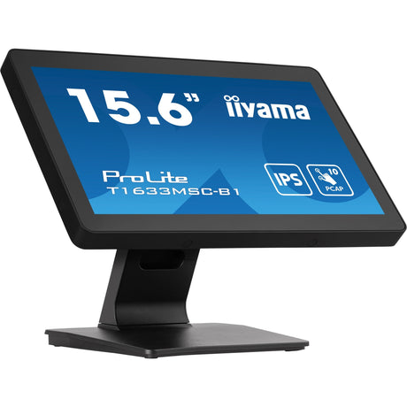 Monitor de pantalla táctil Iiyama prolite t1633msc-b1 15.6 (negro, HDMI, display port, 2x USB-A)