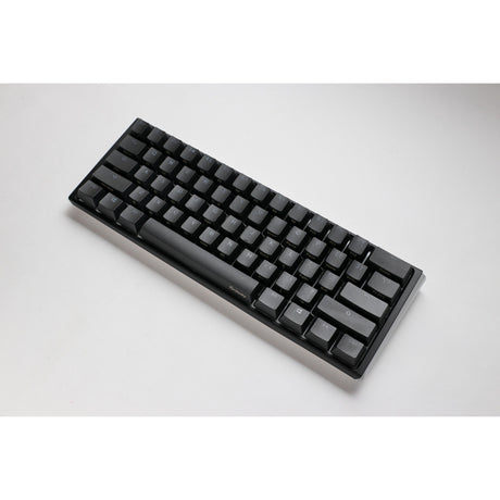 Teclado mecánico Ducky one 3 classic mini rgb (negro, diseño estadounidense (qwerty), marrón cereza mx, 60%, led rgb, pbt de doble disparo, intercambiable en caliente, mecánica quack)