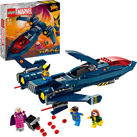 Lego marvel - juguete de construcción x-men x-jet (76281)