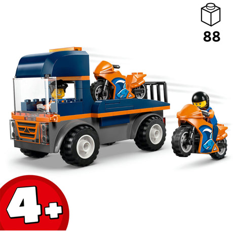 Lego city 60491 transportador de motos