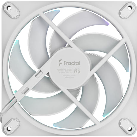 Fractal design impulse 14 rgb ventilador de caja (blanco, 140 x 140 x 25 mm, pwm)