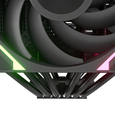 Enfriador de CPU Xyz PC Gear Thermax 6 Duo RGB (negro, ARGB, PWM)