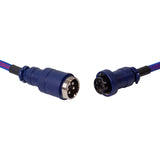 Cable aviador enrollado premium Keychron, cable en ángulo (lila, 1,08 metros)
