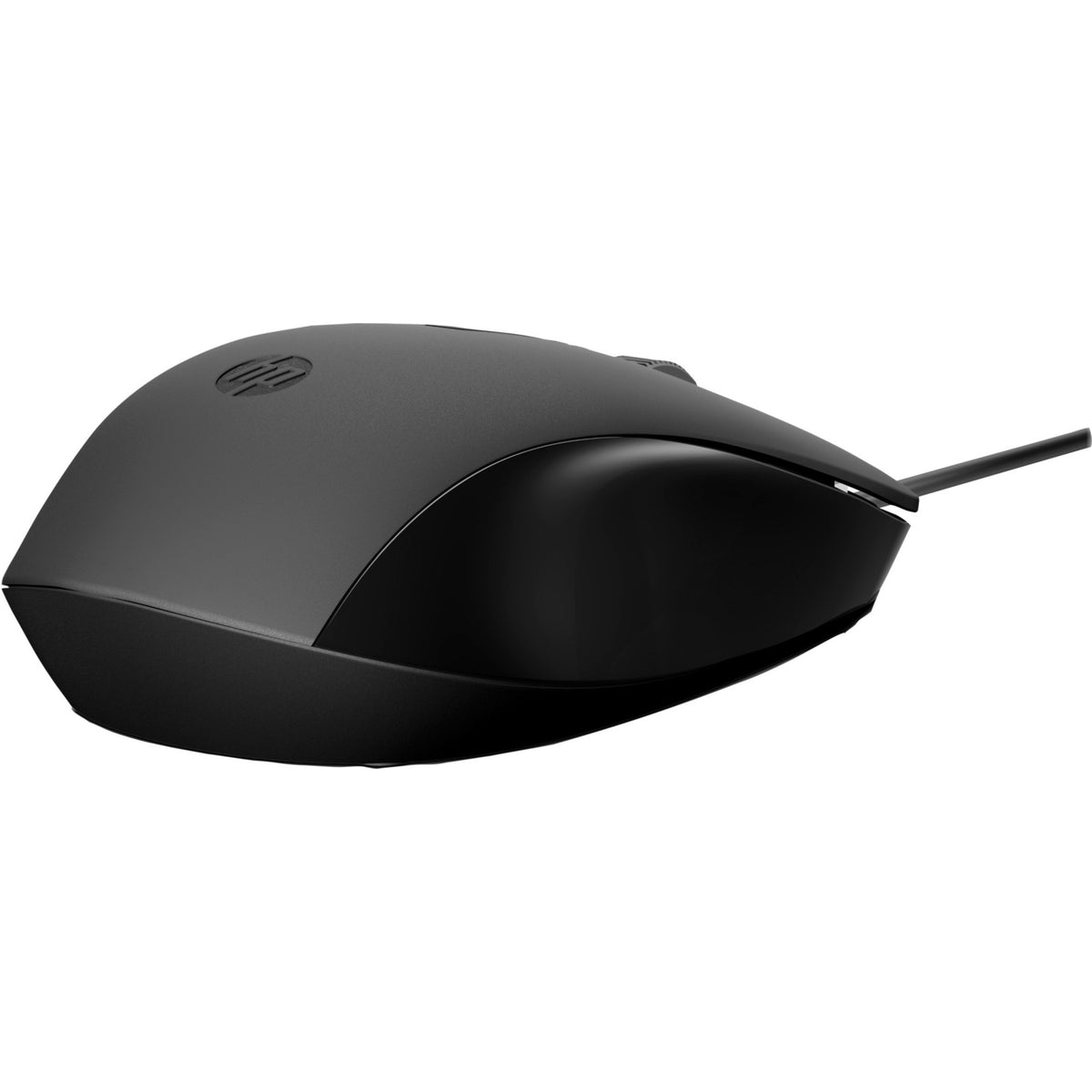 Ratón hp 150 con cable (negro, 1600 ppp)