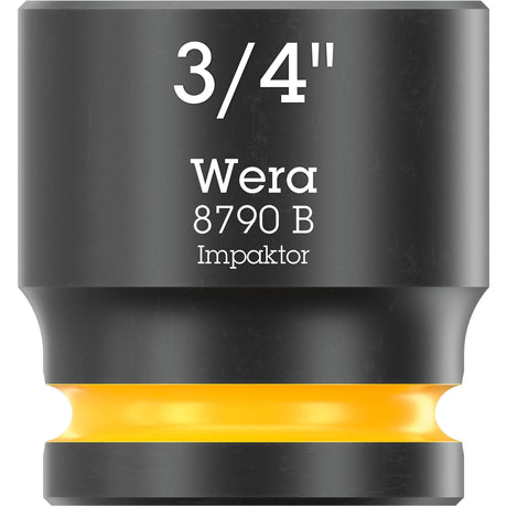 Wera 9608 tapa con banda magnética b impactador imperial 1 llave de vaso (negro verde, 9 piezas)