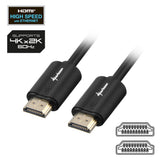 Cable Sharkoon HDMI 2.0 (negro, 2 metros, 4k)