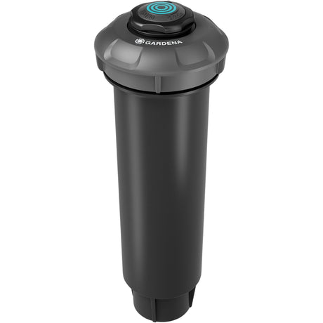 Aspersor emergente Gardena md180 (gris negro, distancia de pulverización entre 5 m y 7,5 m)