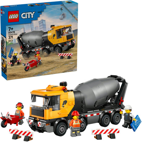 Lego city grandes vehículos 60478 camión de cemento