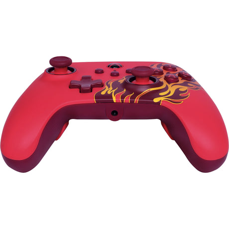 Controlador powera Advantage con cable para xbox series x|s - red fire (rojo, xbox series x|s, xbox one, PC)