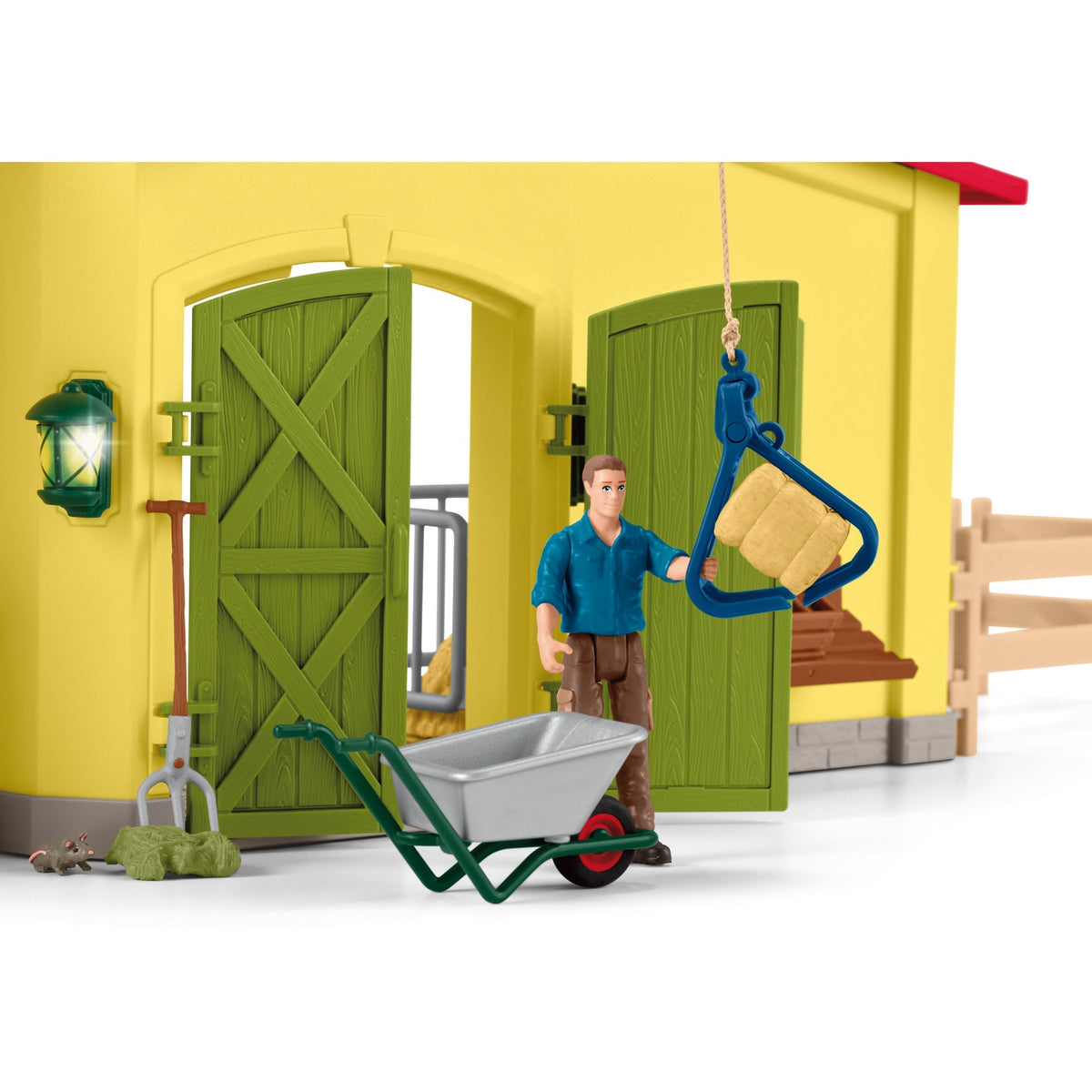 Schleich Farm World: gran figura de juego amarilla y estable