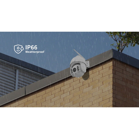 Foscam SD8P, cámara de seguridad para exteriores 4K 8MP WiFi PTZ de doble banda (blanco)