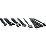 Fuente de alimentación modular Sharkoon rebel p20 sfx de 1000 vatios (negro, 1x 12v-2x6, 2x pcie)