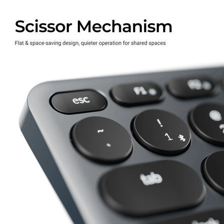 Teclado Keychron b4 pro-k8 (blanco, diseño estadounidense (qwerty), interruptores de tijera, 96%, teclas abs, 2,4 ghz | bluetooth | usb)