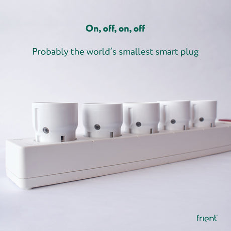 Frient smart plug mini 2 tipo e (francés) (blanco, zigbee 3,0)