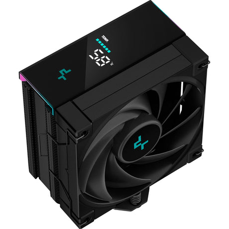 Enfriador de CPU Deepcool AK400 Digital RGB (negro, conector de ventilador PWM de 4 pines)