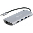 Delock Estación de acoplamiento USB tipo C con ranura m.2 (gris)